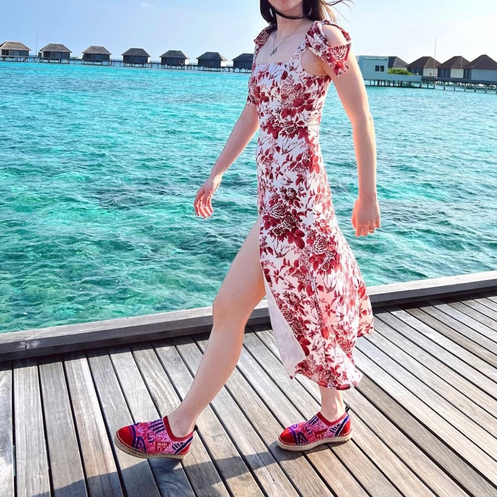 Reformation Floral Dress